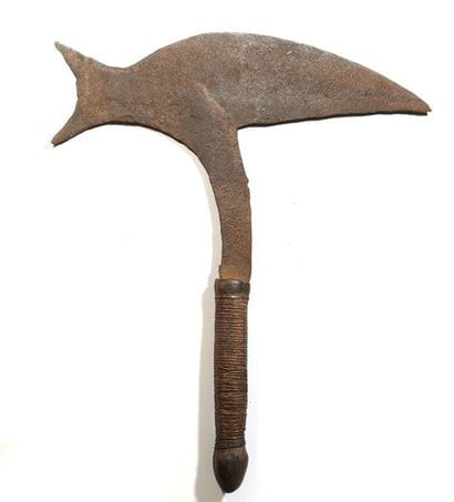 Axe 

Kota, Gabon

Stylized bird's head axe....