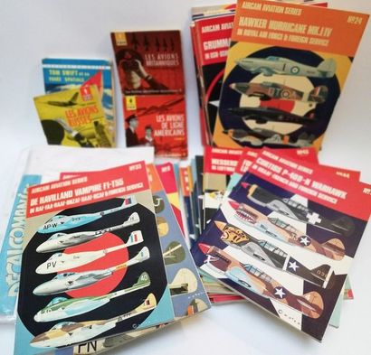 Lot de documentation sur les avions et un...