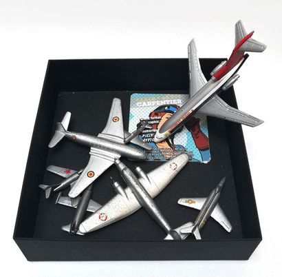 Lot de 6 avions divers et un Boeing 727 de...