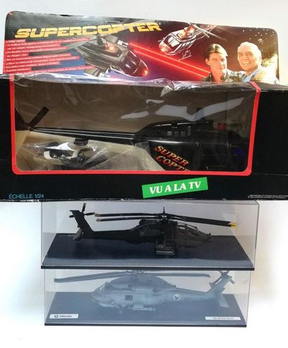 Lot de 5 maquettes d'hélicoptère
