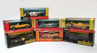 SOLIDO FRANCE

LOT de 7 Porsche: 1051 - 186...