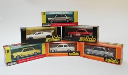 SOLIDO FRANCE

LOT de 6 BMW: 1031 - 75 -...