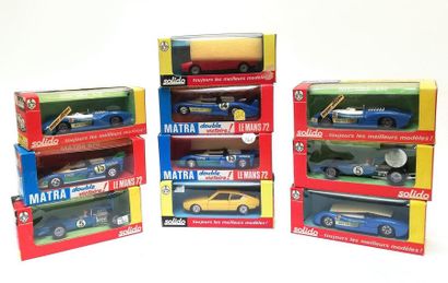 SOLIDO FRANCE

LOT de 10 Matra: 13 (x2) -...