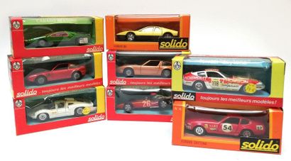 SOLIDO FRANCE

LOT de 4 Ferrari, 1 Maserati,...