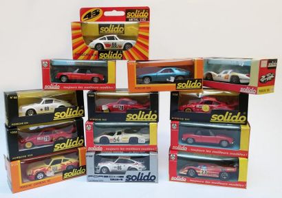 SOLIDO FRANCE

LOT de 13 porsche: 68 - 1032...