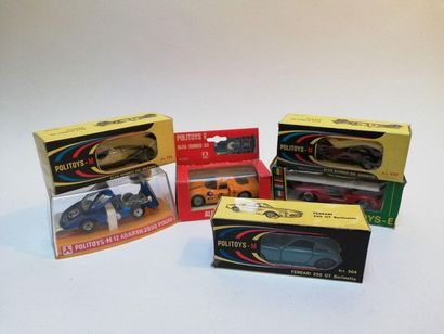 POLITOYS ITALIE

LOT de 6 voitures: 504 -...