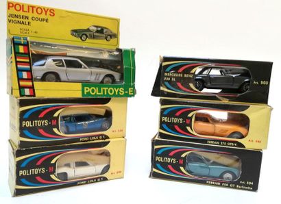 POLITOYS ITALIE

LOT de 6 voitures: 503 -...