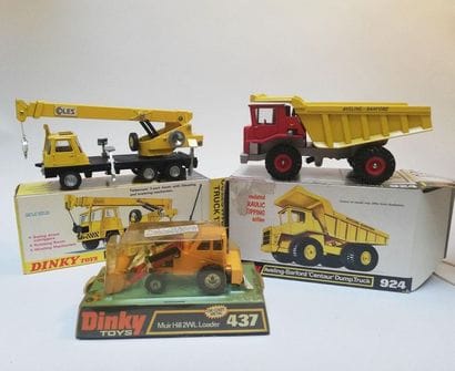 DINKY TOYS ANGLETERRE 

LOT de 3 engins de...