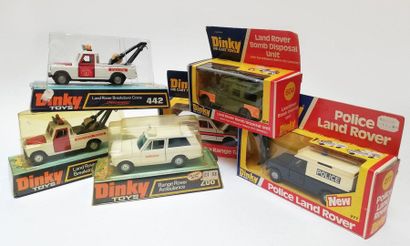 DINKY TOYS ANGLETERRE 

LOT de 6 Land Rover:...
