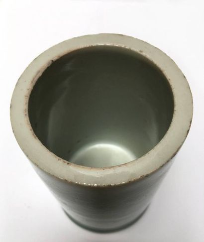 Bitong in celadon glazed porcelain. Japan,...