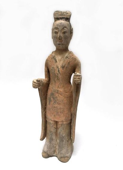 Served standing in terracotta. China, Wei,...