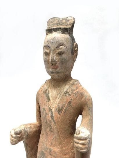 Served standing in terracotta. China, Wei,...