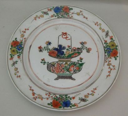 Porcelain plate with 