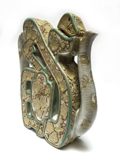 Wine vase in the shape of a 