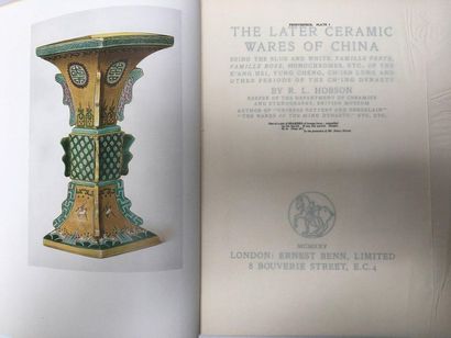 HOBSON (R.L.). 

The Later Ceramic Wares...