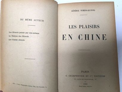 TCHENG-KI-TONG.

Pleasures in China.

Paris,...