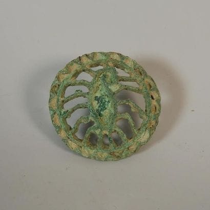 Openwork seal representing a scorpion in...