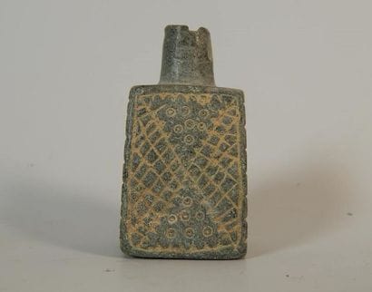 Cosmetic bottle with trapezoidal shape and...