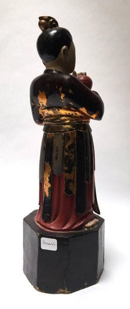 Lacquered wooden offering carrier. Vietnam,...
