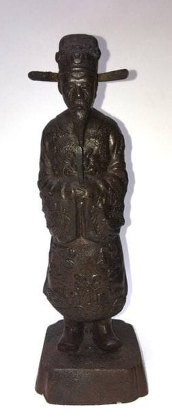 Bronze standing mandarin. Vietnam, early...