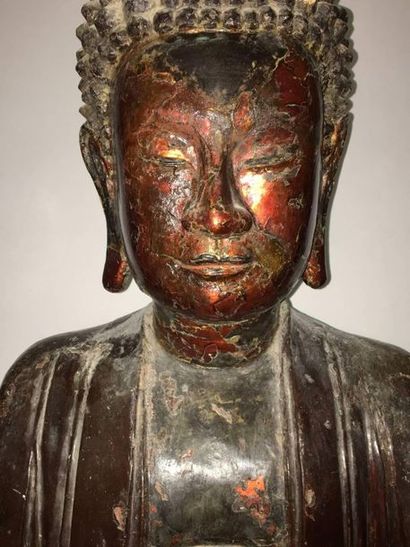 Buddha sitting in the position of 