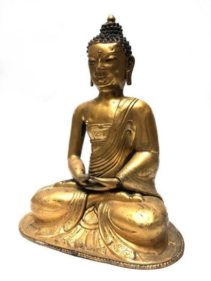Sitting Buddha, in the meditation position...