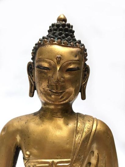 Sitting Buddha, in the meditation position...