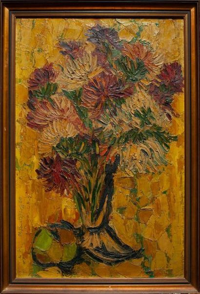 M. POURTEYRON

Vase de fleurs

Huile sur...