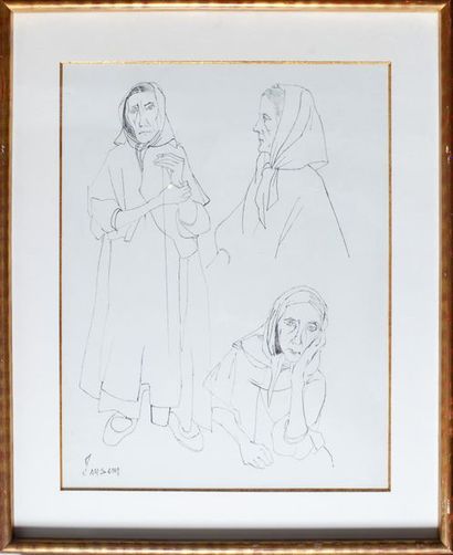 JANSEM Jean, 1920-2013

Vieille femme

Lithographie...