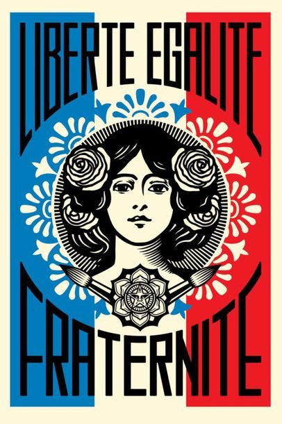 Shepard FAIREY

Liberté Egalité Fraternité

Litho-offset...