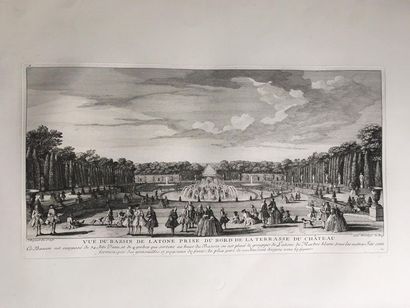 LOT DE 11 gravures anciennes en noir présentant...