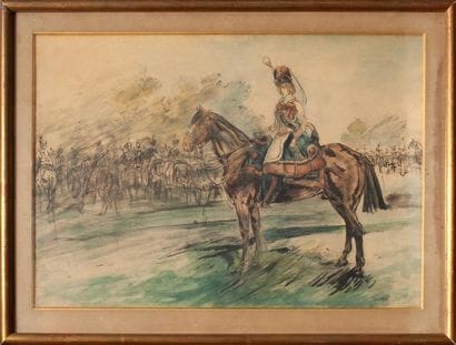 GRAVURE en couleur 