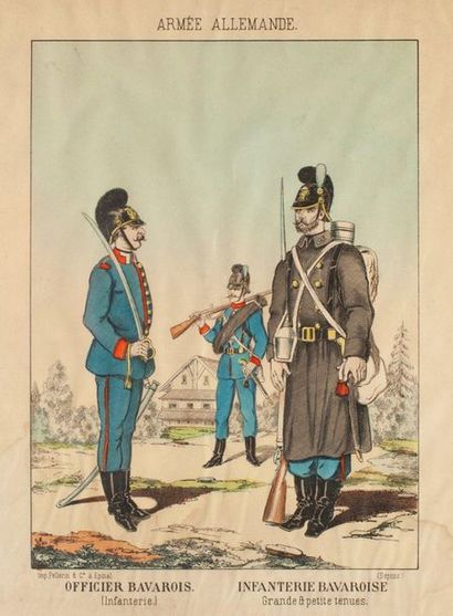 GRAVURE en couleur 