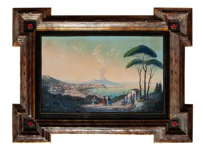 Veduta di Napoli da Posillipo

Gouache sur...