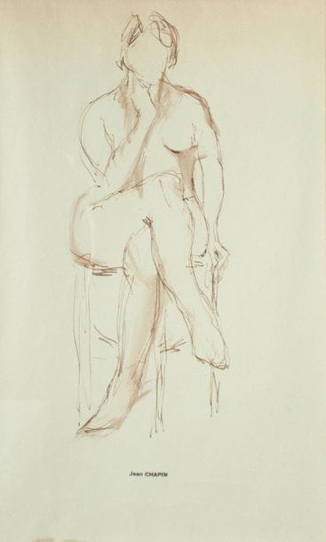 CHAPIN Jean, 1896-1994

Nu assis

Encre et...