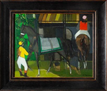 Camille HILAIRE (1916-2004)

L'écurie

Huile...