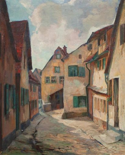 KASPER

Rue de village alsacien

Huile sur...