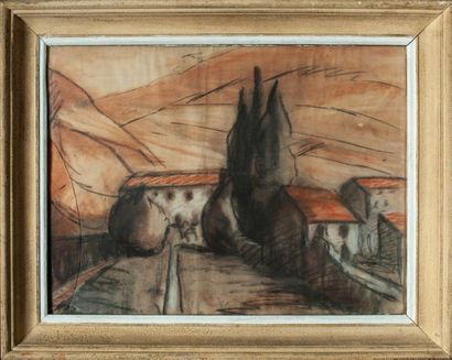 Elisabeth GROSS ou CROSS (?)

Paysage aux...