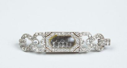 BOITIER de montre de dame en platine 950/°°...