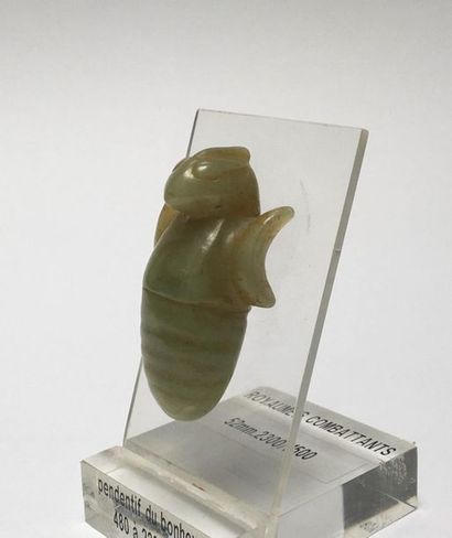 Pendant representing a butterfly coming out...