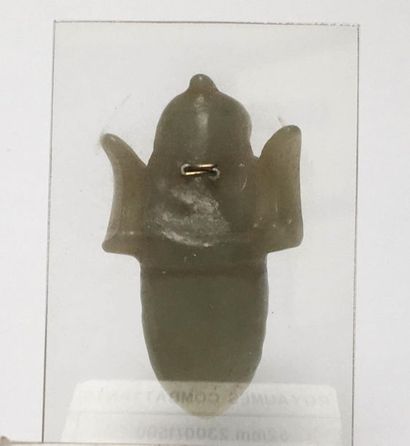 Pendant representing a butterfly coming out...