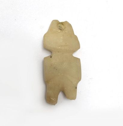 White marble amulet.

Mezcala Culture, Guerrero....