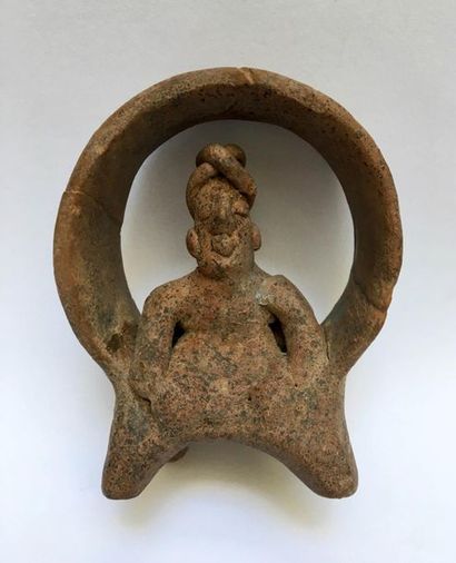 Mother Goddess represented in majesty in...
