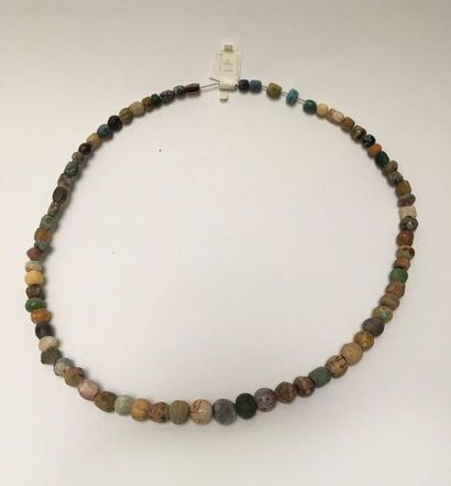 Necklace made of antique pearls from the...