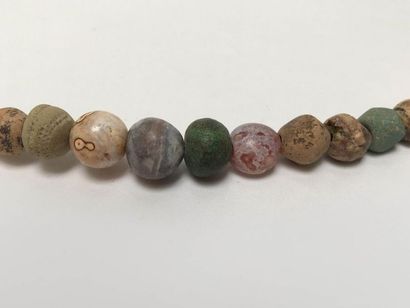 Necklace made of antique pearls from the...