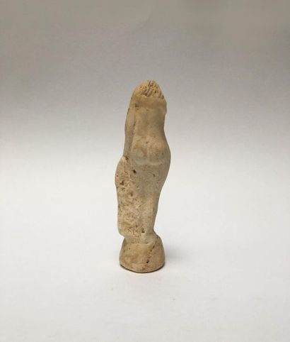 Fragment of a Venus in white Allier terracotta....