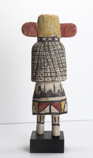 Decorative doll in polychrome wood.

Kachina,...