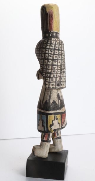 Decorative doll in polychrome wood.

Kachina,...