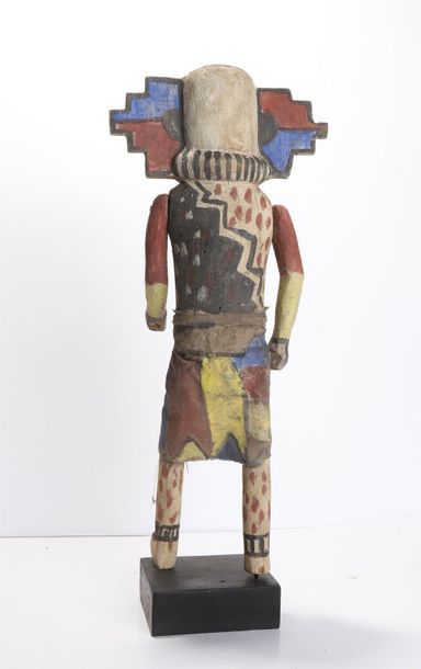Decorative doll in polychrome wood.

Kachina,...