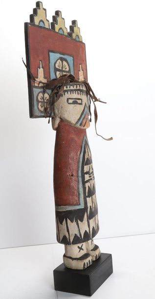 Decorative doll in polychrome wood.

Kachina,...